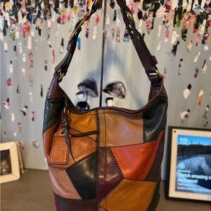 Coach Bleecker Patchwork Bucket Bag